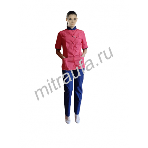 Костюм медицинский Марго (коралл)